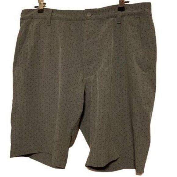 FootJoy FJ Size 36 Gray With Black Squares Lightweight Casual Shorts - Picture 4 of 4